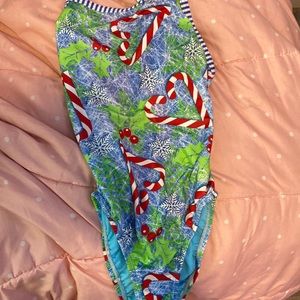 Dolfin Christmas Swimsuit One-Piece